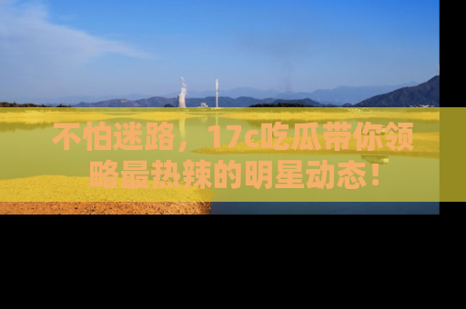 不怕迷路,17c吃瓜带你领略最热辣的明星动态!