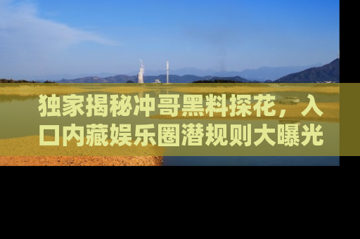 独家揭秘冲哥黑料探花，入口内藏娱乐圈潜规则大曝光