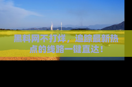 黑料网不打烊，追踪最新热点的线路一键直达！