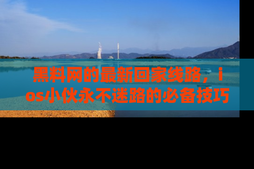 黑料网的最新回家线路，ios小伙永不迷路的必备技巧！