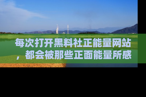 每次打开黑料社正能量网站,都会被那些正面能量所感染,一起加入不打烊的快乐吧!