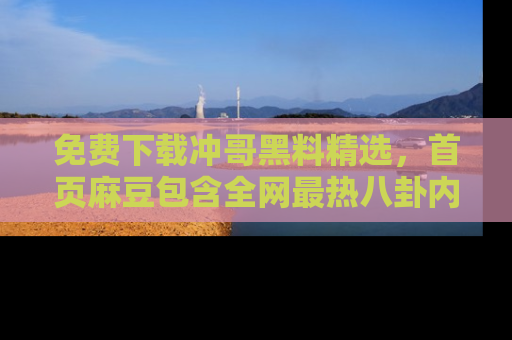 免费下载冲哥黑料精选,首页麻豆包含全网最热八卦内容