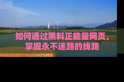 如何通过黑料正能量网页,掌握永不迷路的线路