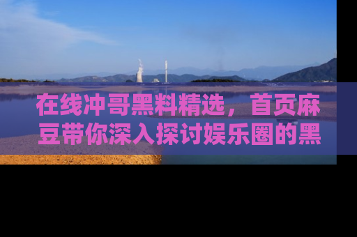 在线冲哥黑料精选,首页麻豆带你深入探讨娱乐圈的黑暗面